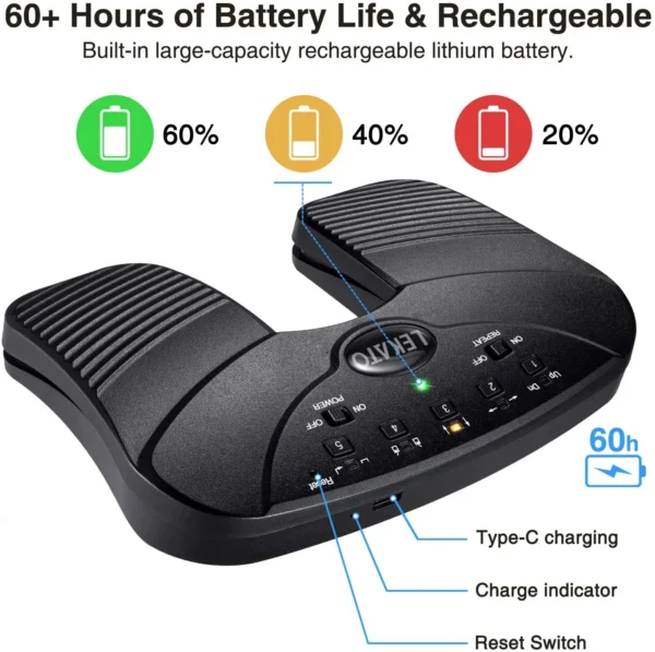 Lekato Bluetooth Sivunkääntöpedaali - Image 5